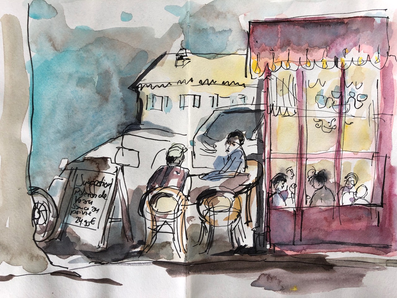 Das Alltagsglück der Urban Sketcher