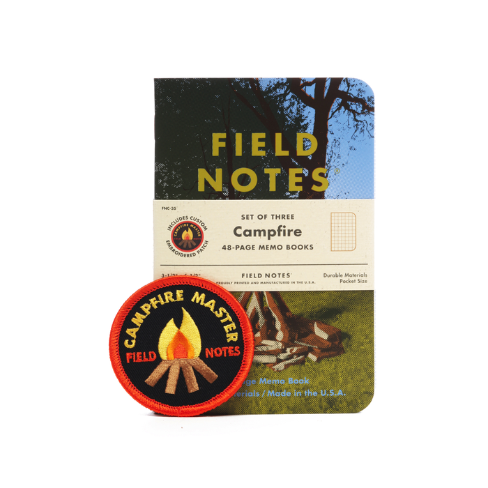 Field Notes - Notizbuch kariert Campfire Edition 3er Pack