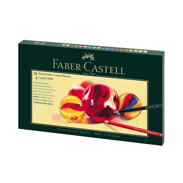 Faber Castell - Polychromos Geschenkset 24 teilig