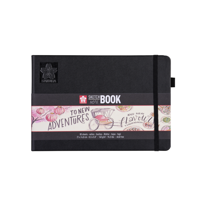 Sketch Notebook A5 Weiss Querformat von Sakura